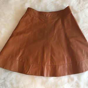 Bebe Leather Skirt